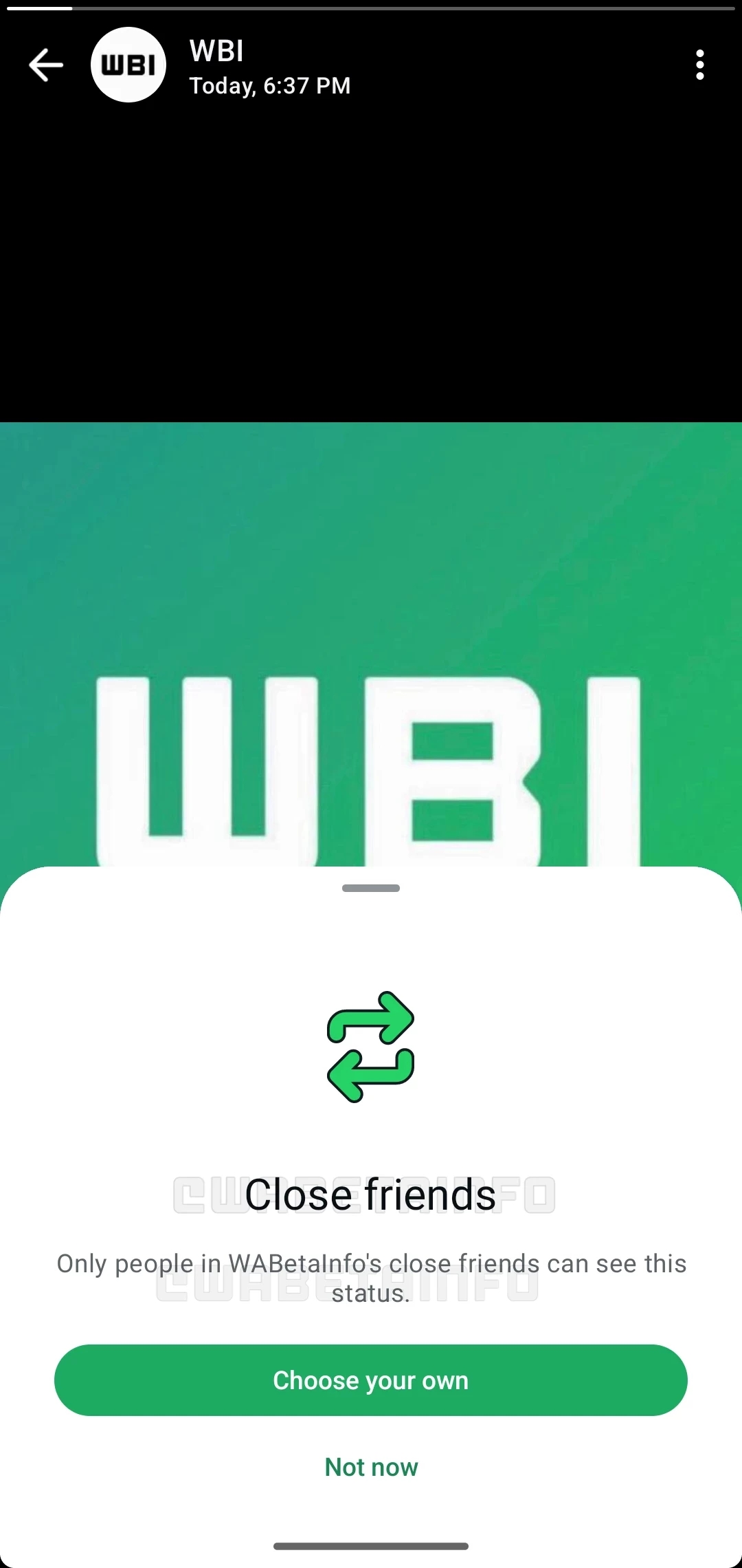 amigos próximos no whatsapp