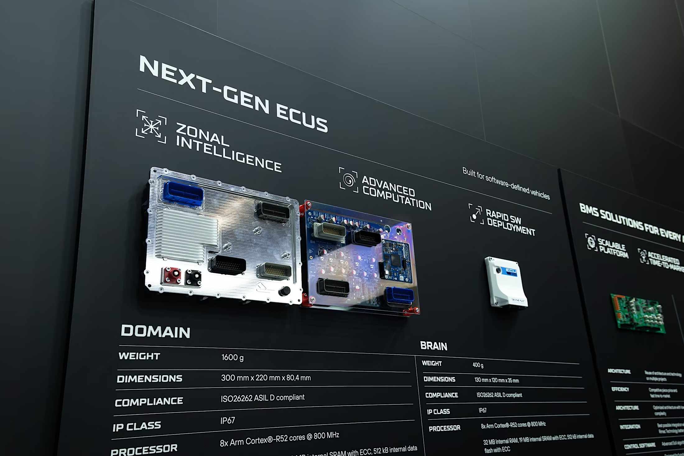 exposição das baterias