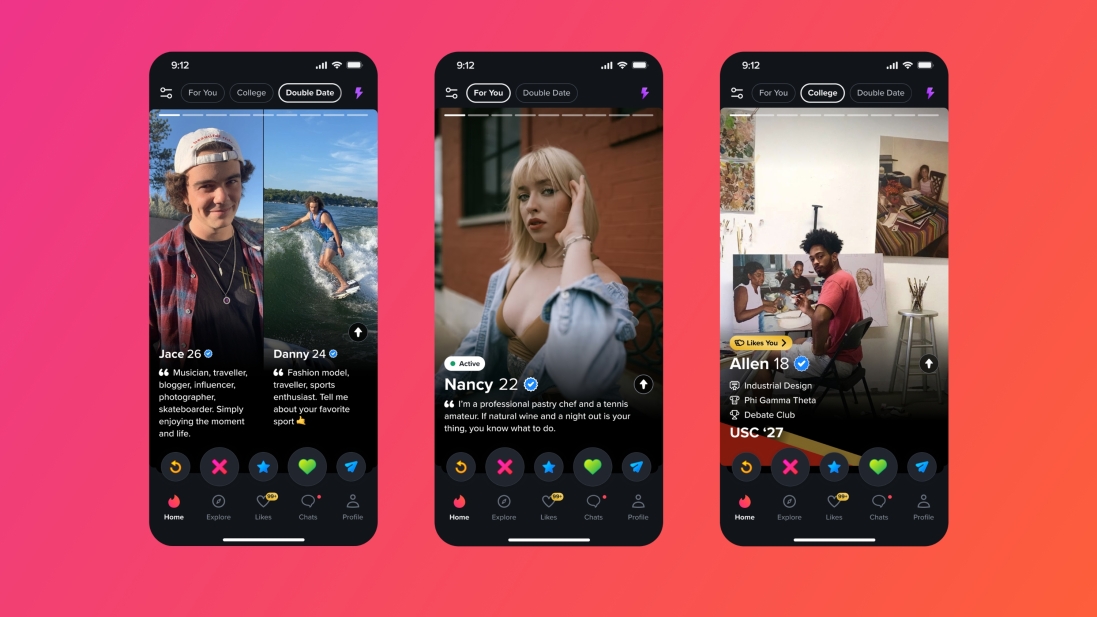 Tinder com nova funcionalidade