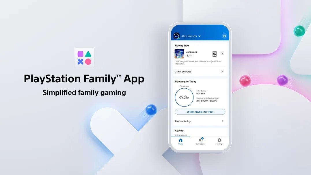 sony aplicação de controlo parental
