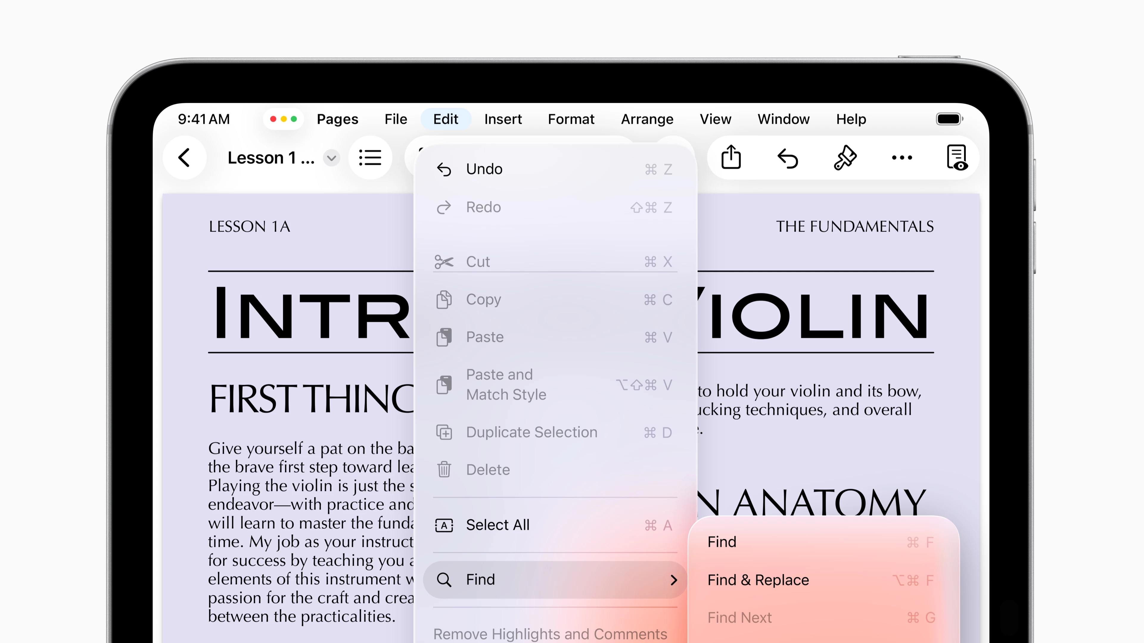 detalhes do iPadOS 26