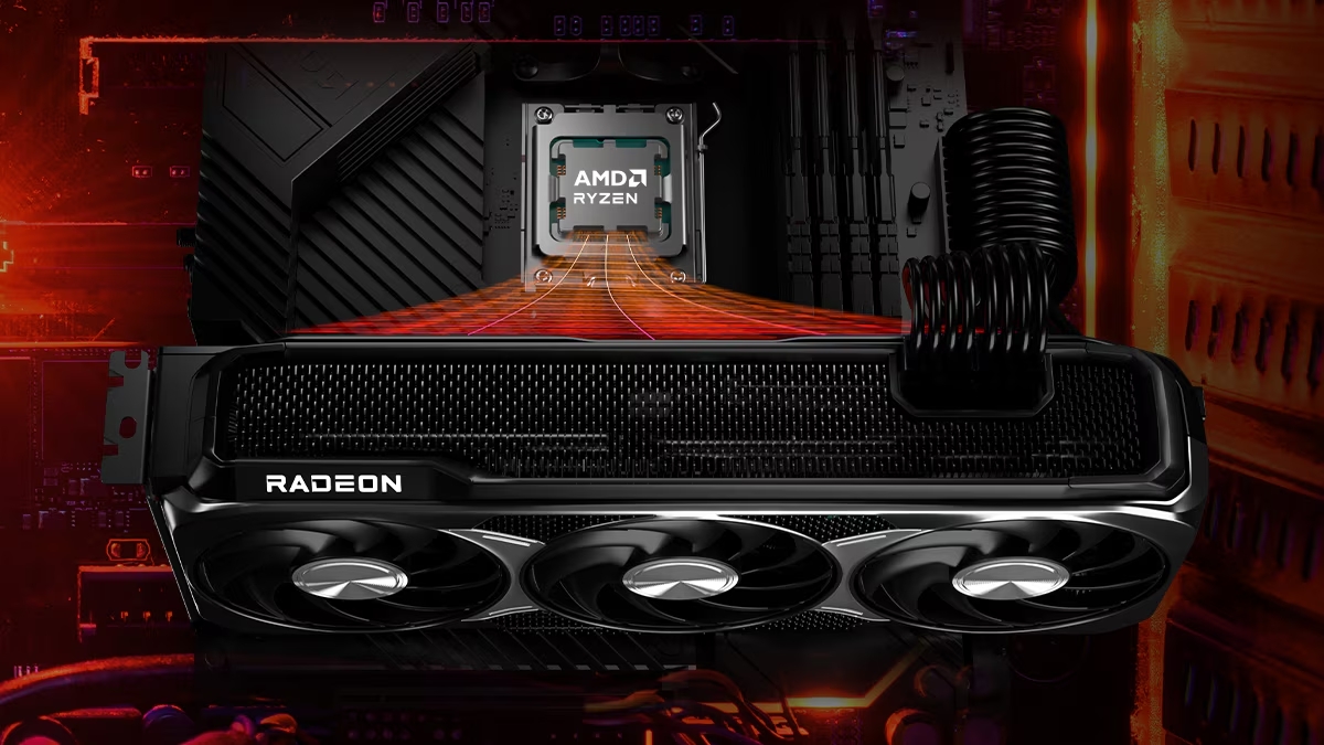 AMD Radeon placa gráfica ligada ao CPU
