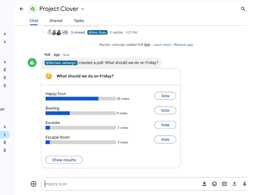 google chat com apps