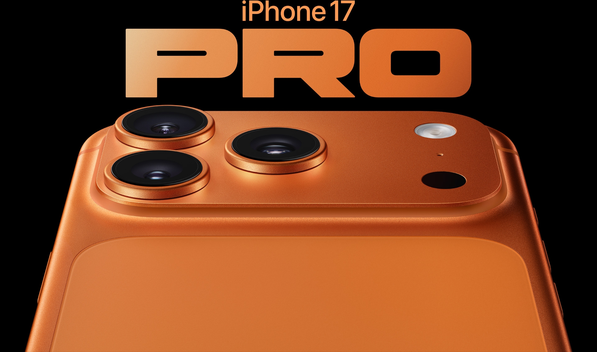 Apple iphone 17pro imagem laranja