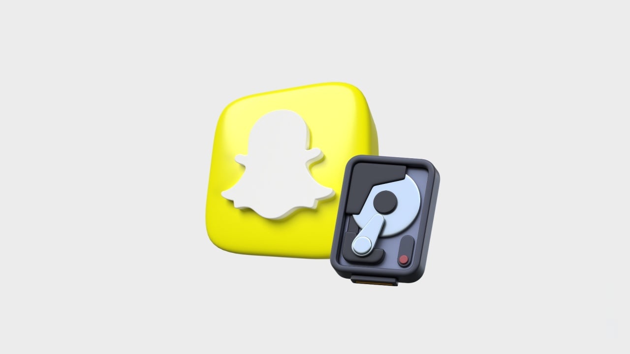 Snapchat com armazenamento de dados