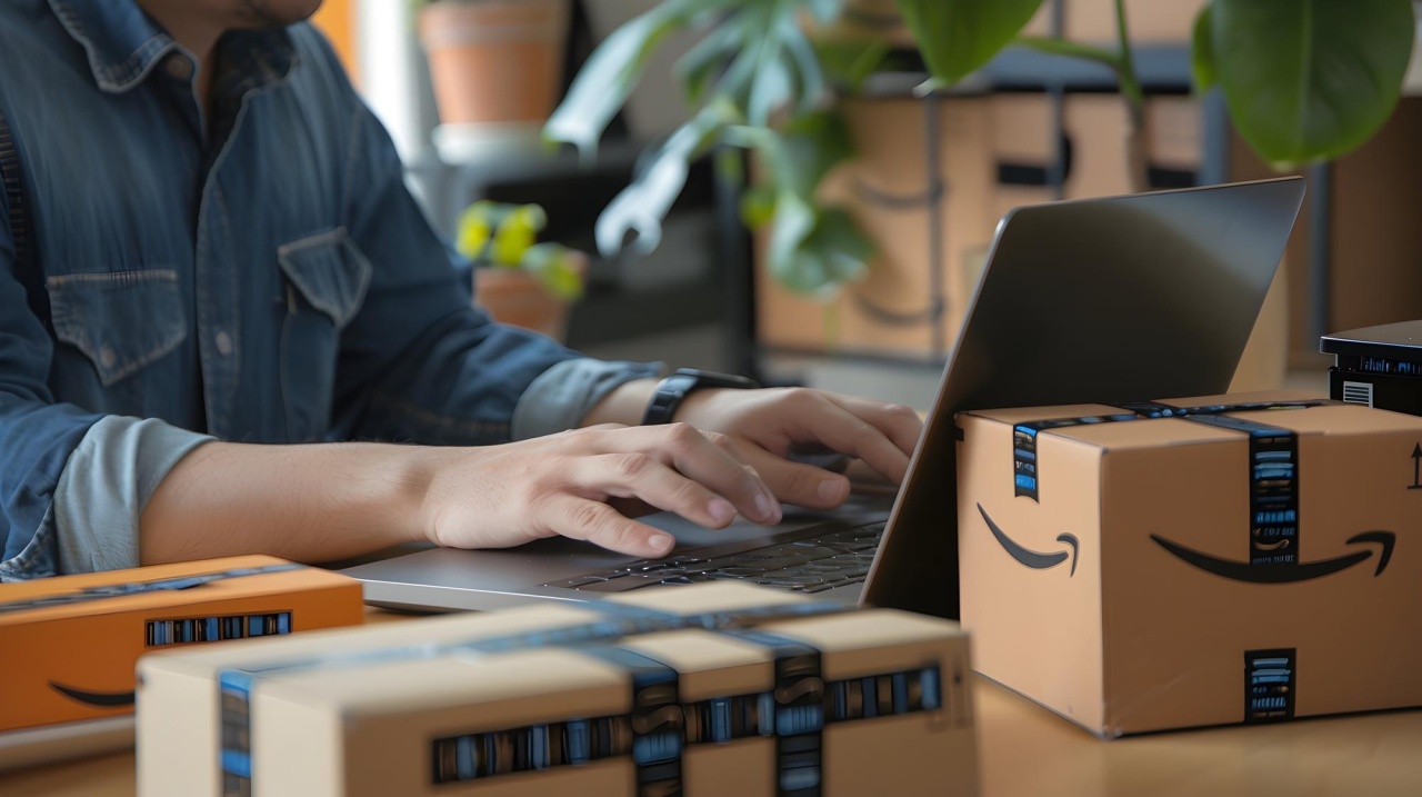 Amazon caixas em encomendas
