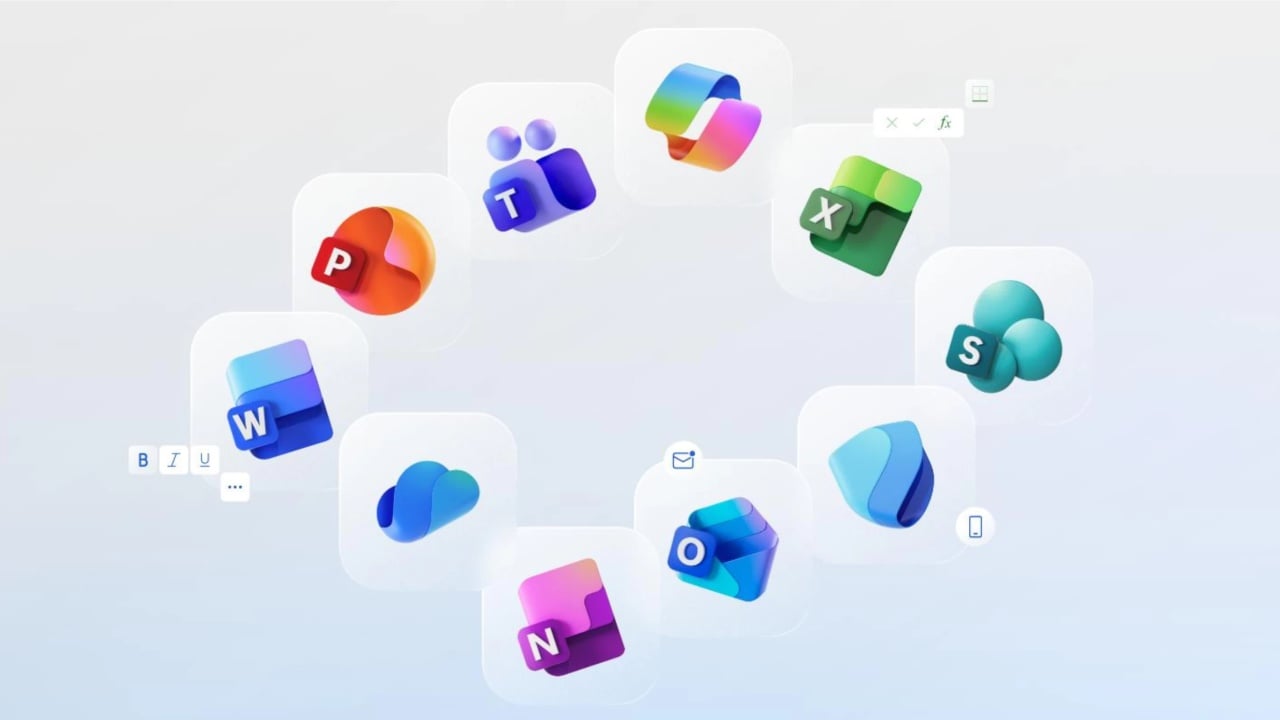 Microsoft office novos ícones