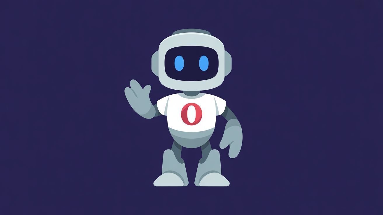 Robot de IA da Opera