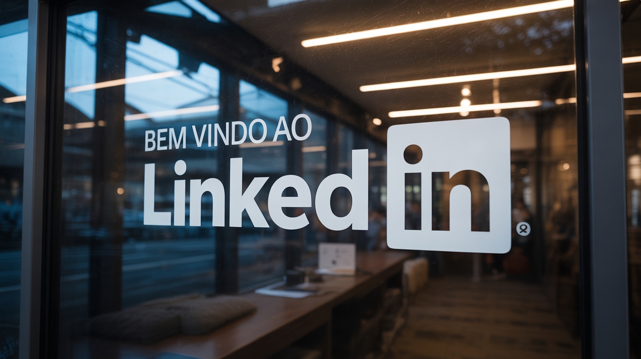 LinkedIn logo bem vindo