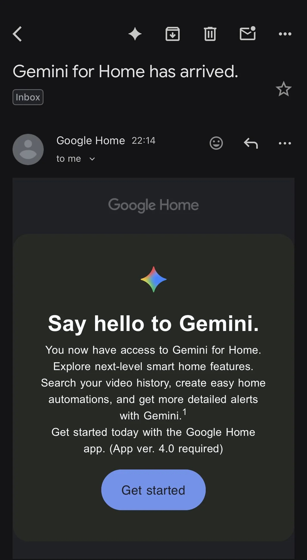 detalhes do gemini a substituir o assistente no home