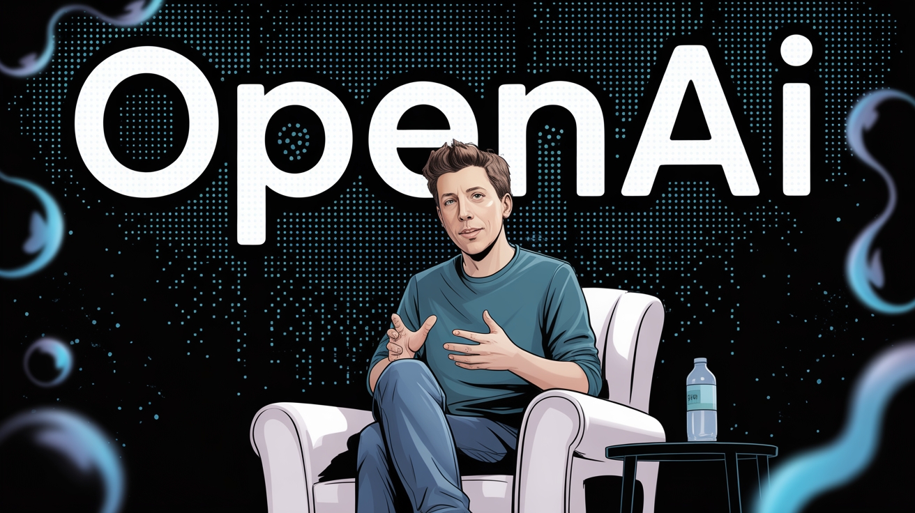 OpenAI com personagem na frente