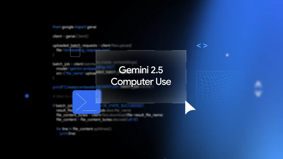 Gemini 2.5 Computer Use