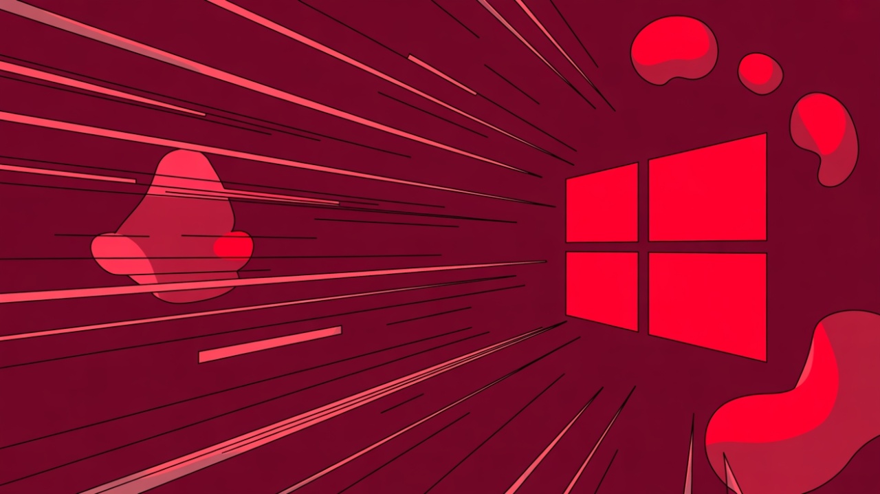 Windows 10 vermelho