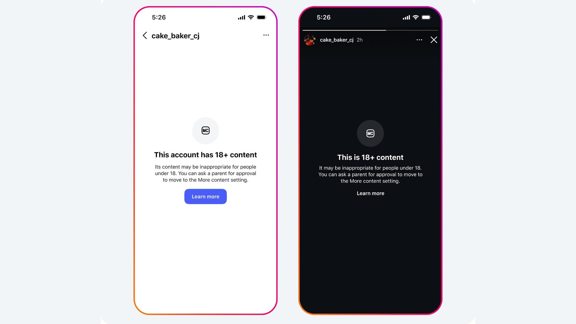 Meta contas de jovens no instagram e facebook