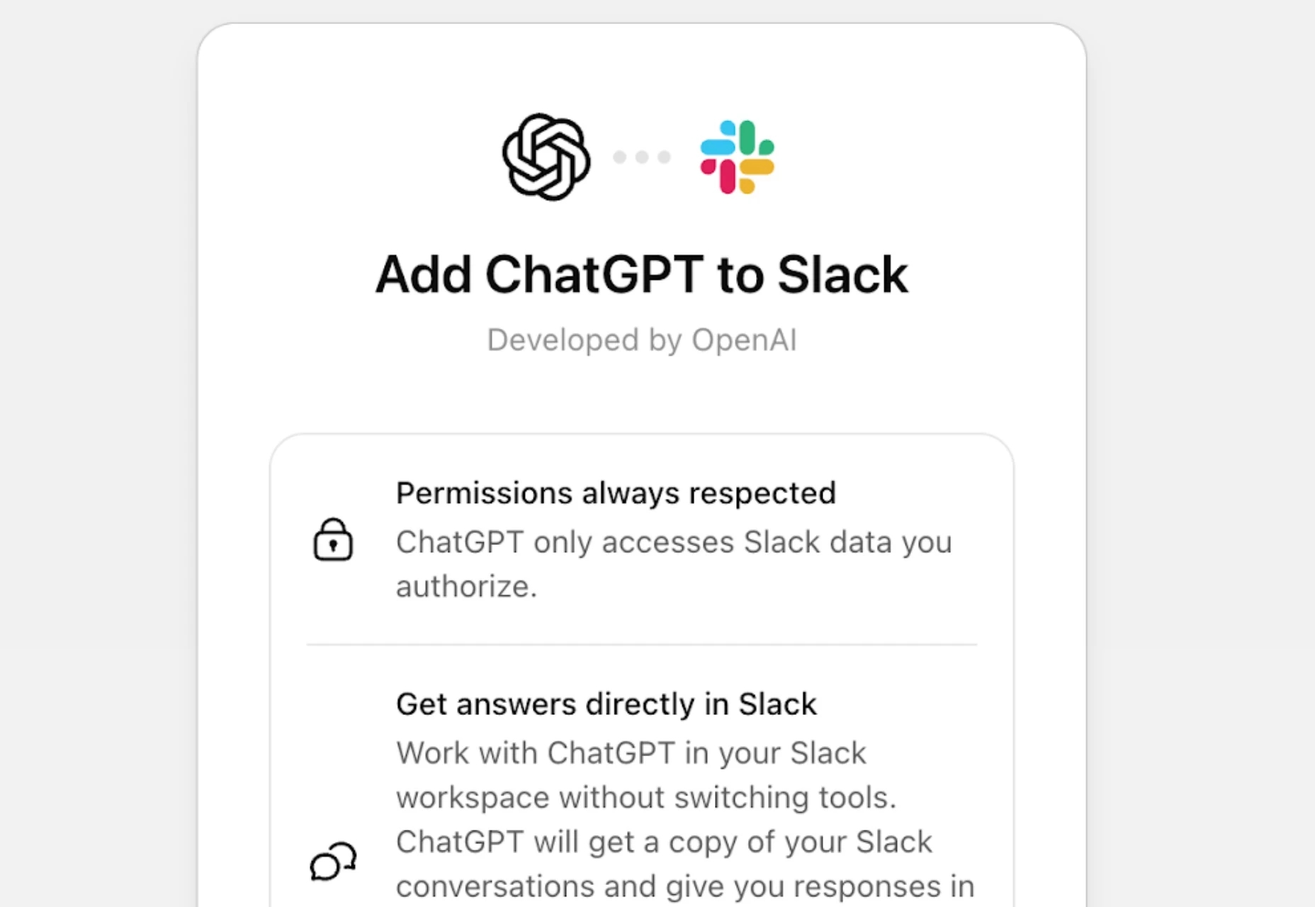 OpenAI e ChatGPT no Slack