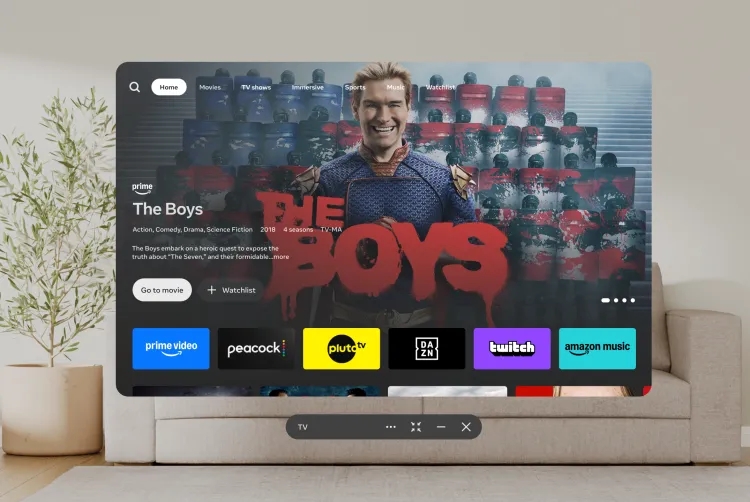 nova aplicação da meta para VR