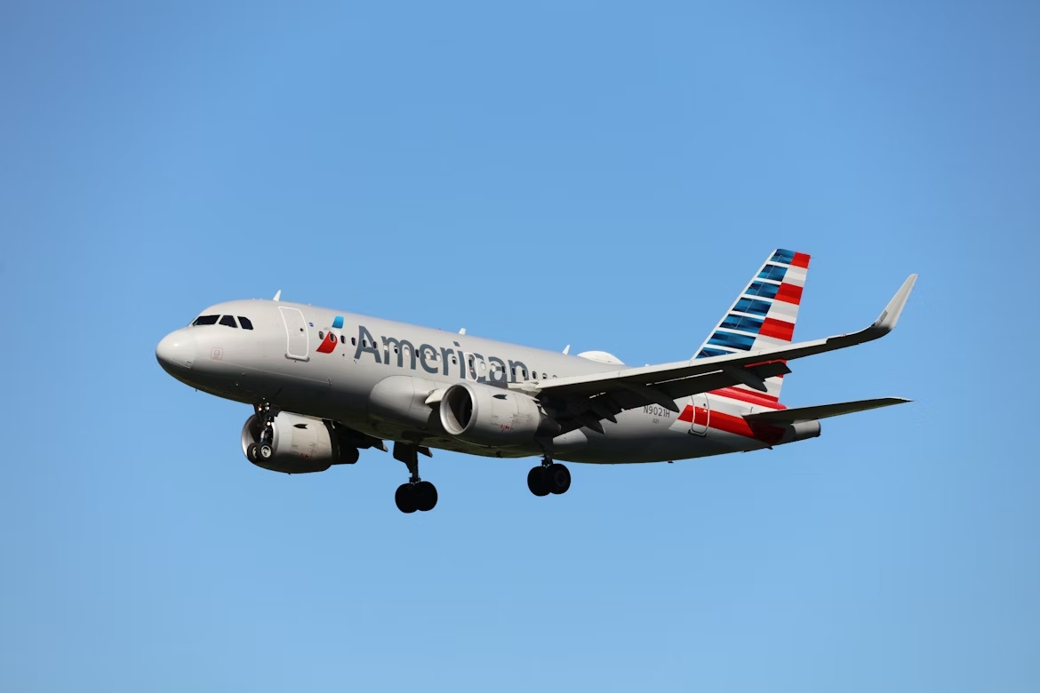 avião da american airlines