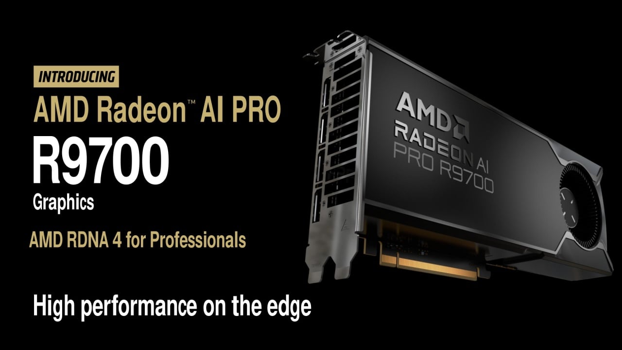AMD Radeon AI PRO R9700