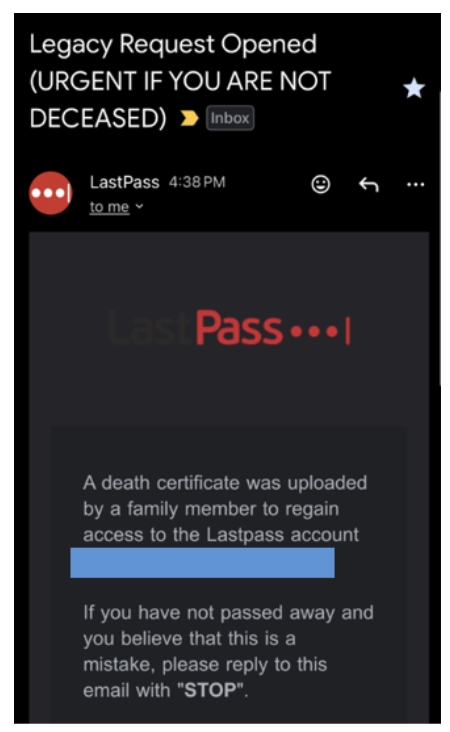 esquema malicioso com lastpass