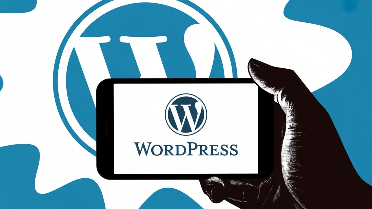 WordPress em smartphone