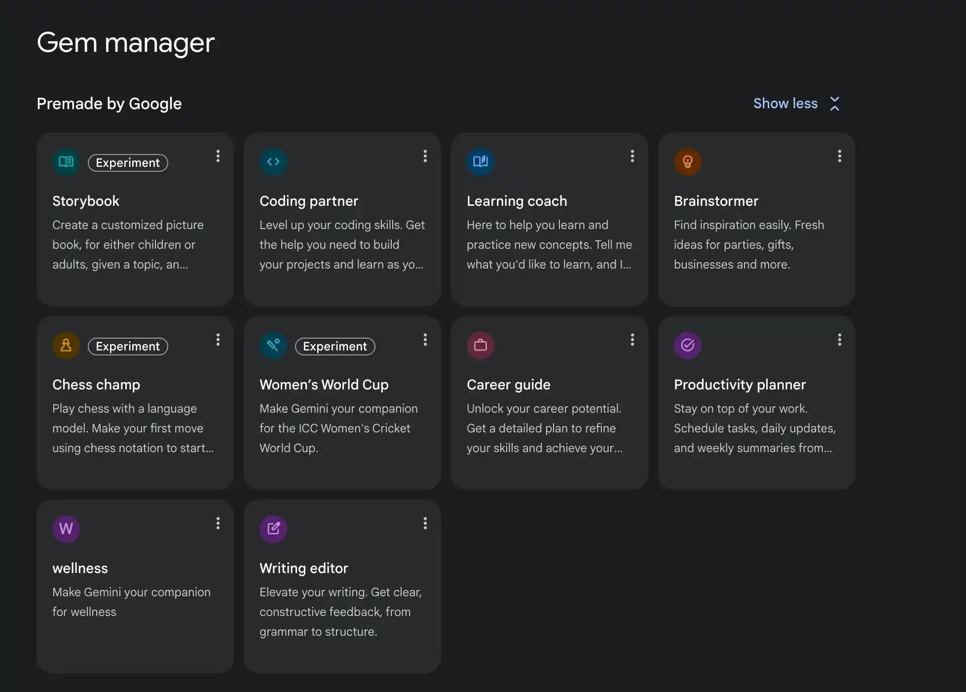 gems focados em exercicios