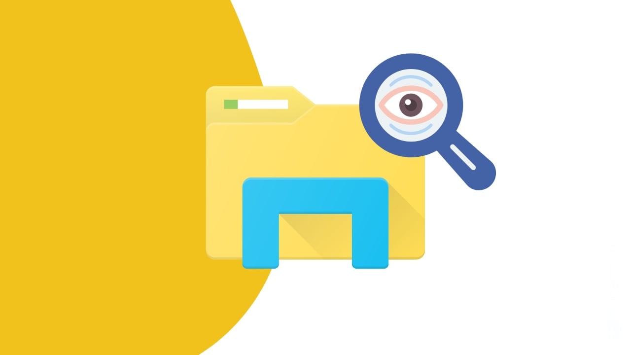 Explorador de ficheiros com visualização