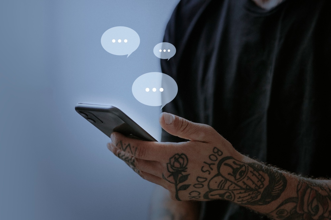 conversa em smartphone