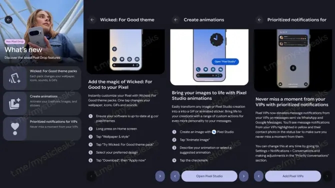 novidades a chegarem aos pixel da google