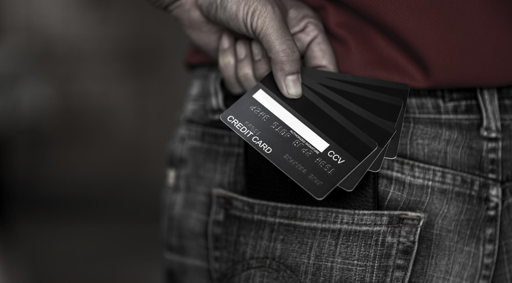 cartão de crédito roubado