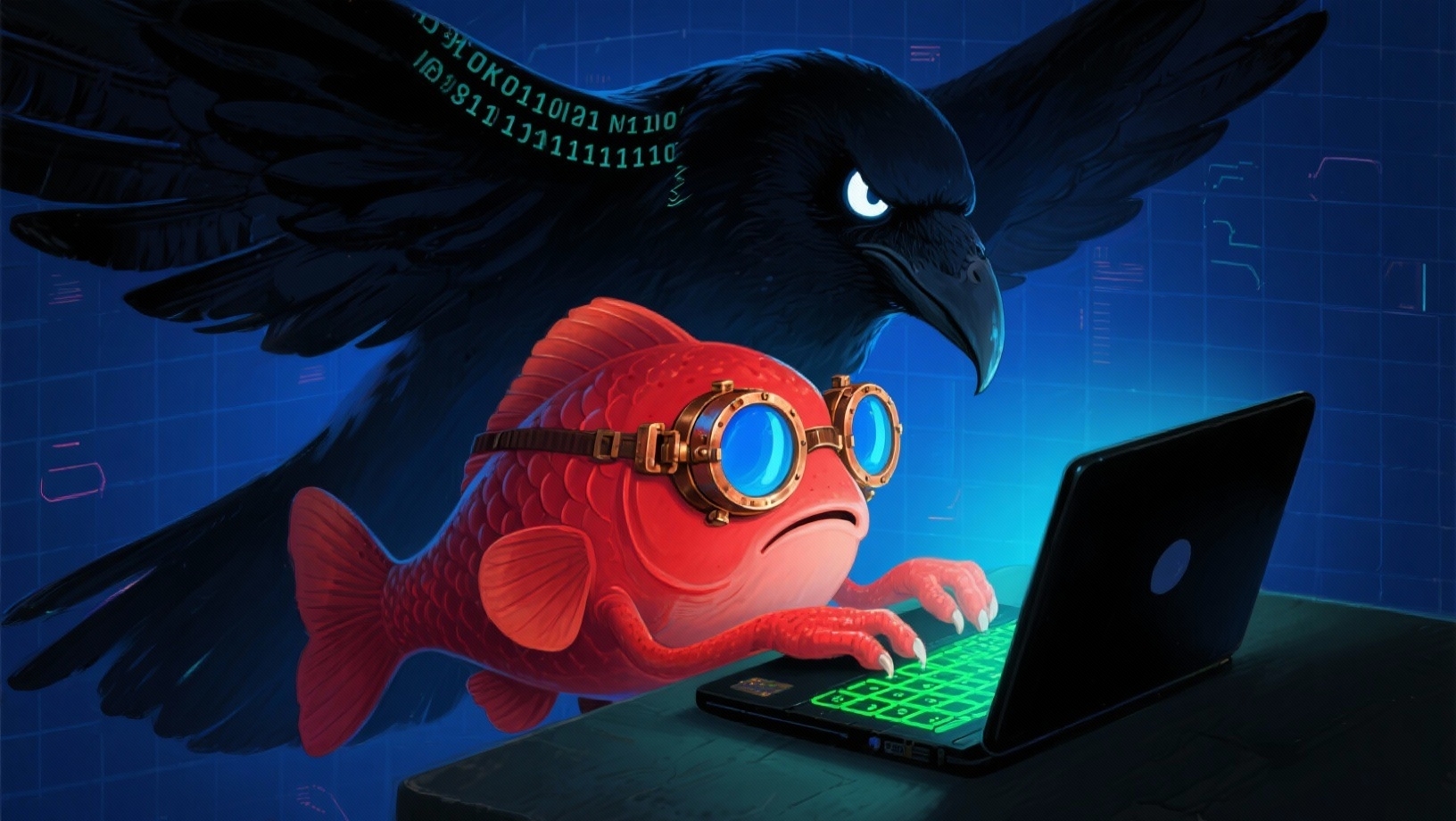 ataque hacker por peixe