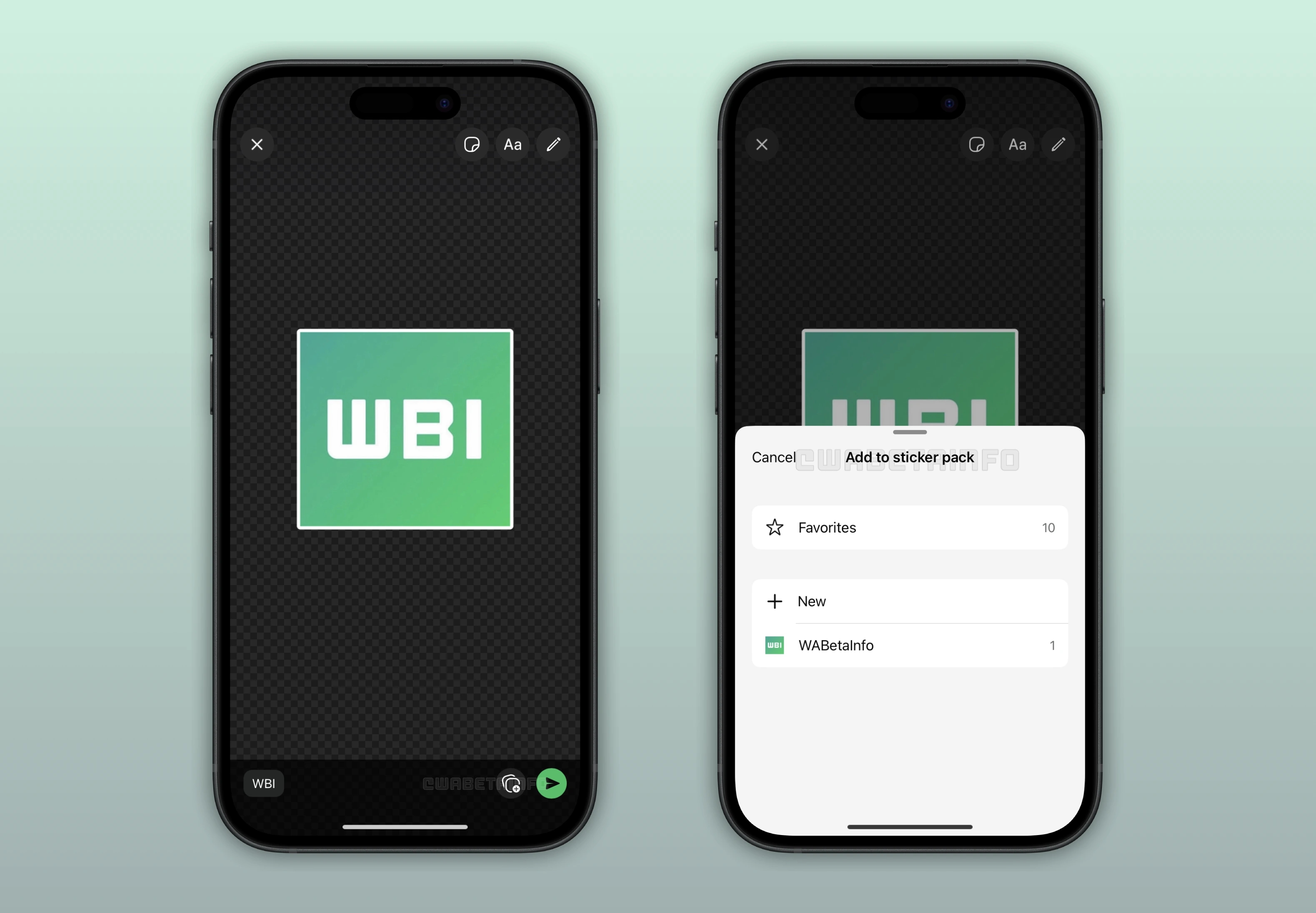 nova funcionalidade do whatsapp para organizar stickers