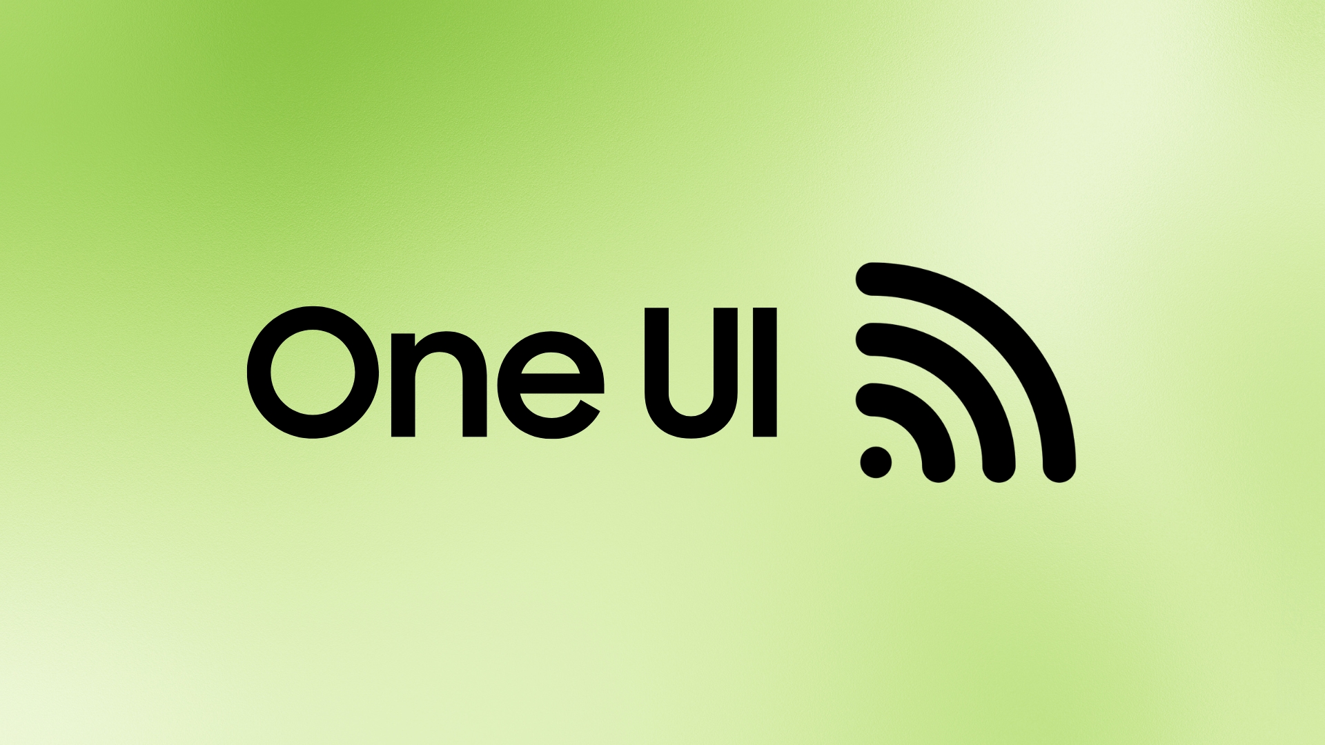 One UI com sinal de rede sem fios