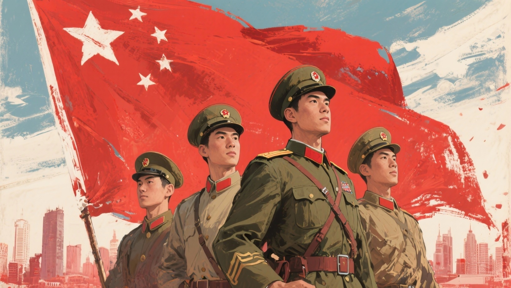 soldados militares da China