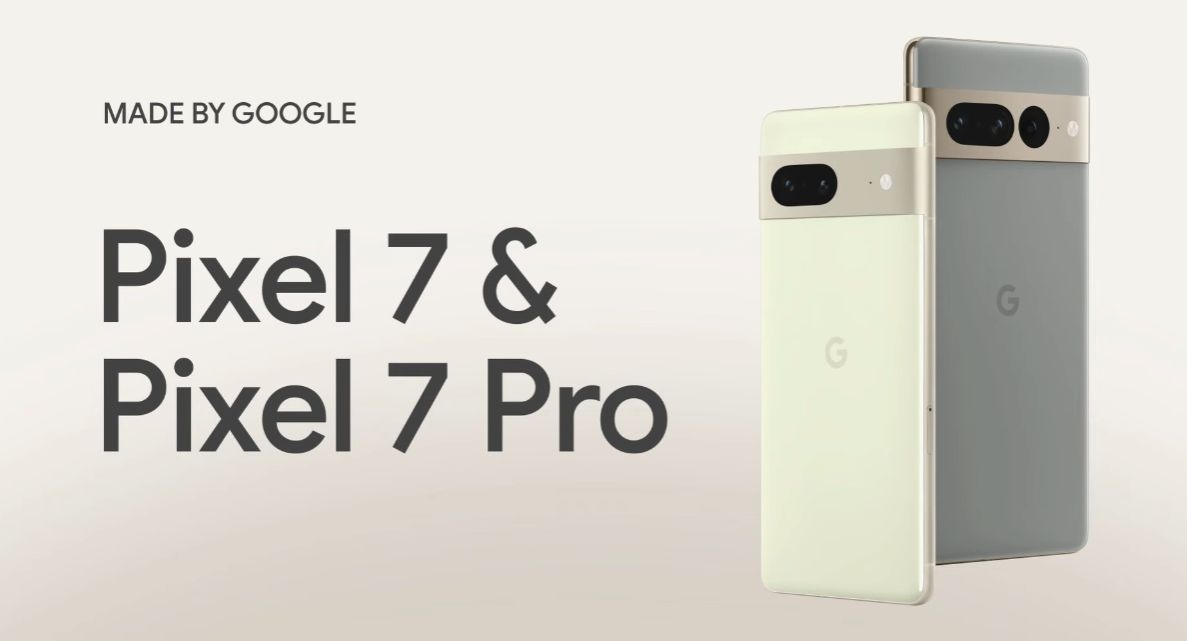Dispositivos antigos da Google Pixel 7 e 7 Pro