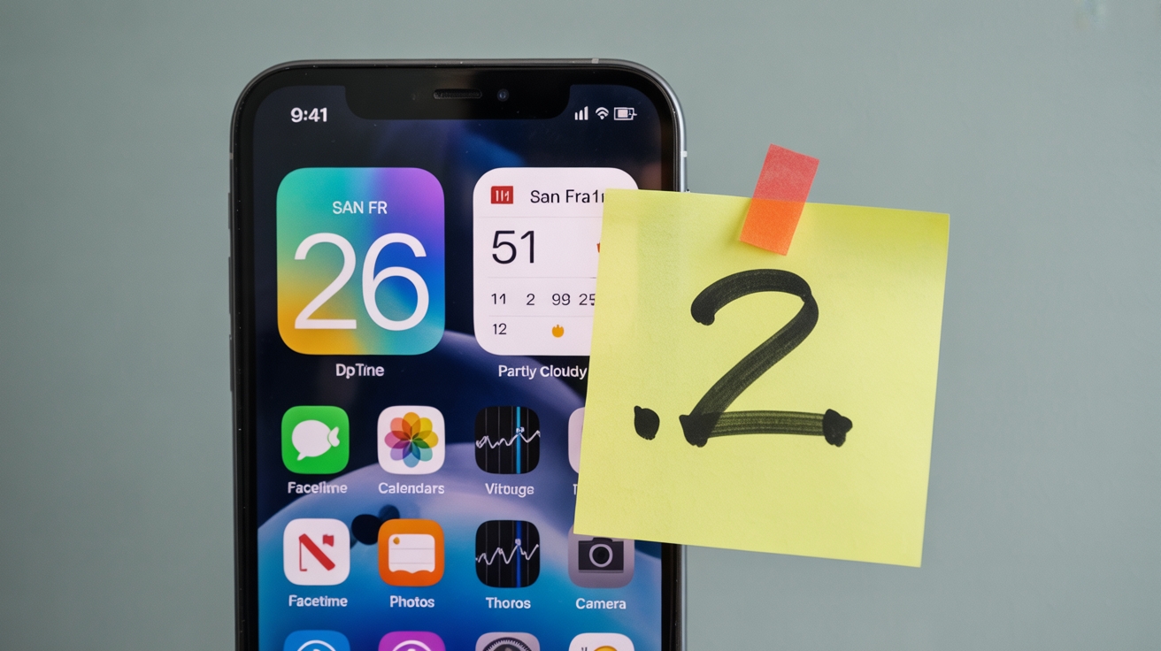 Apple dispositivo com número 2