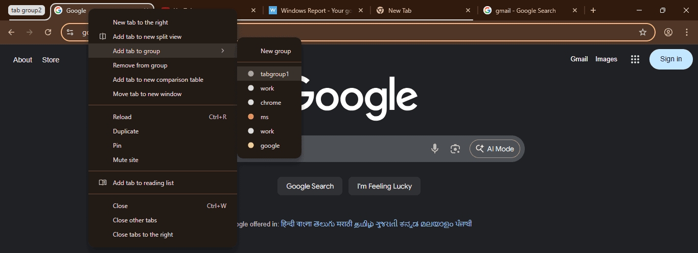 google chrome com grupos