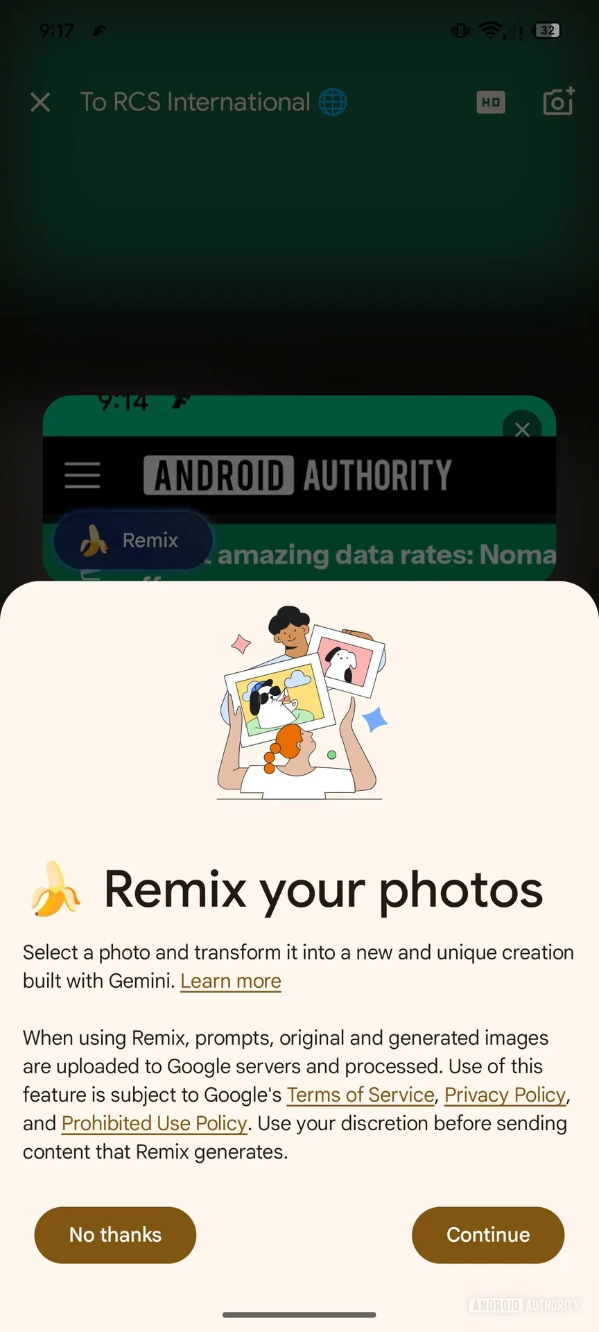 remix do google mensagens