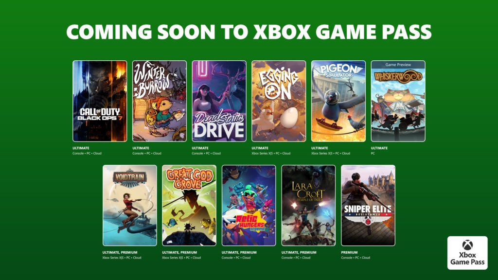 Xbox game pass
