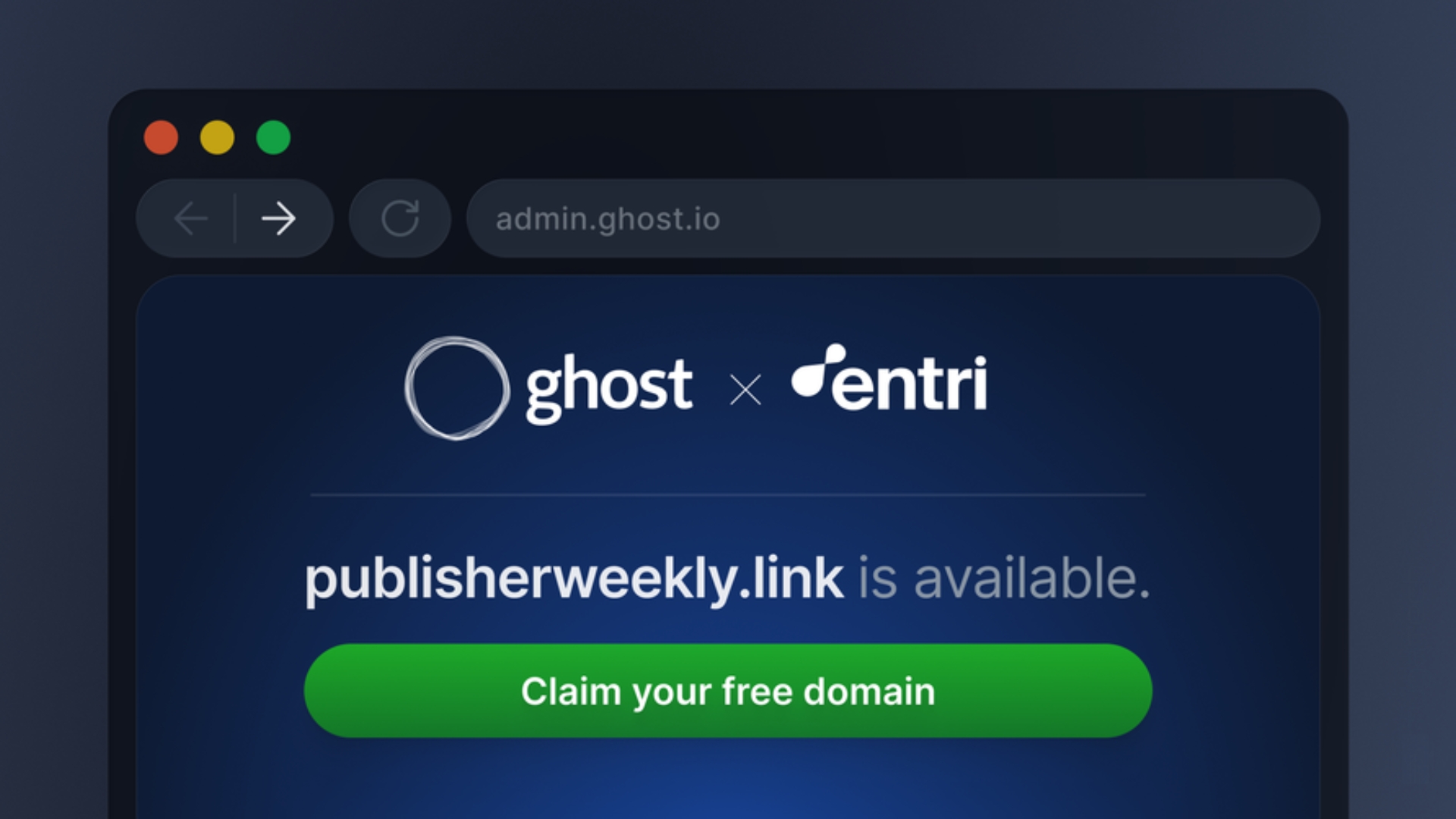 Ghost com dominio gratuito