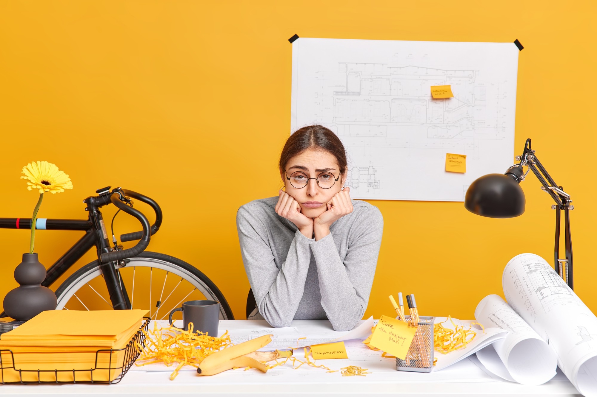 pessoa sem produtividade