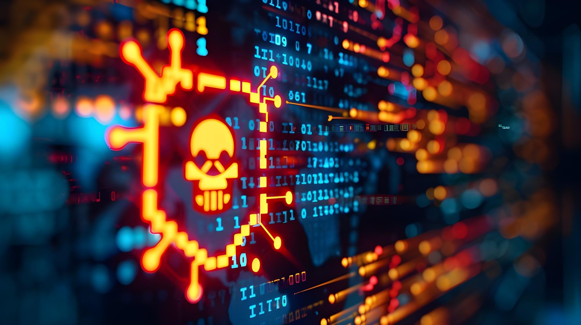 malware em código digital