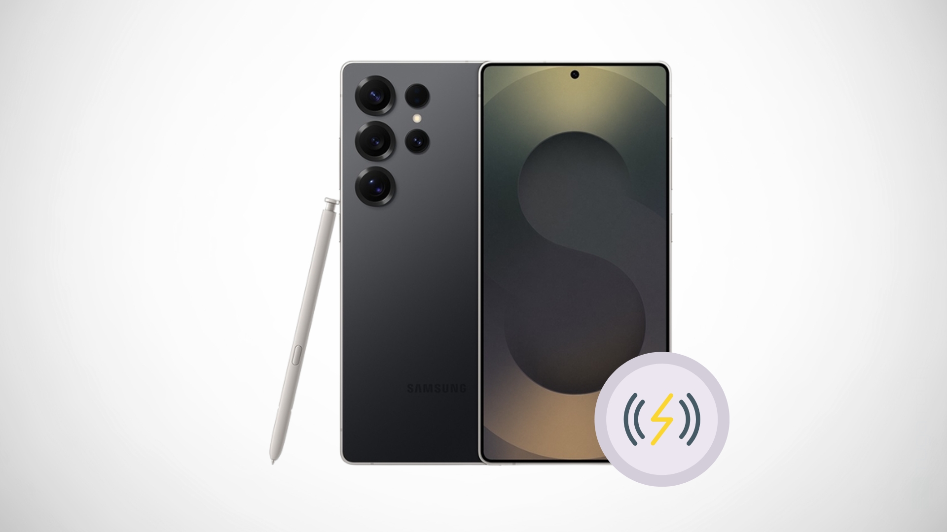 dispositivo da Samsung com carregamento sem fios