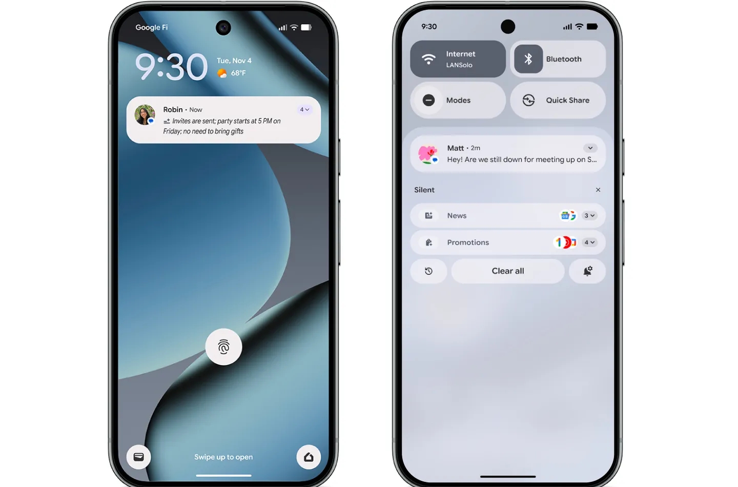 notificações inteligentes com IA no Pixel