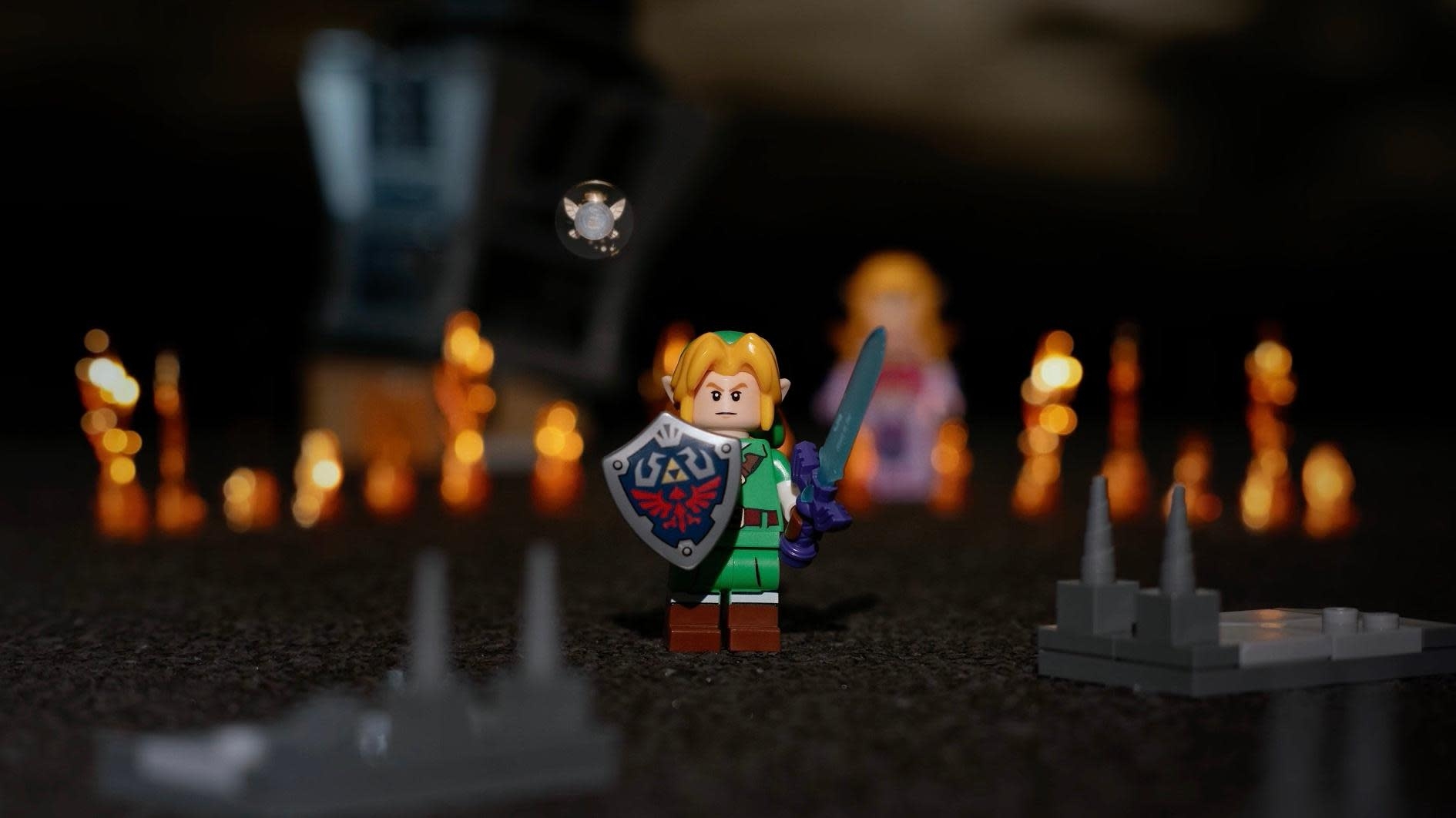 zelda em formato de lego