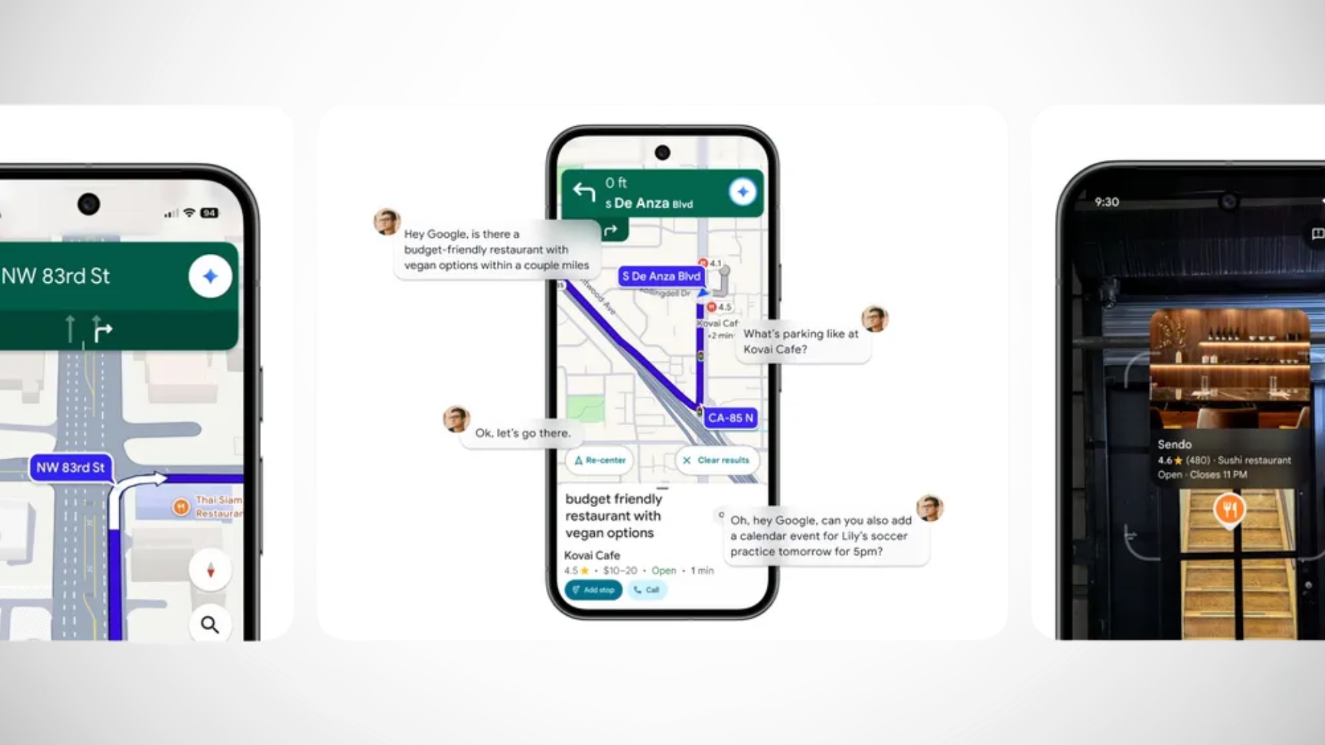 Maps da Google com Gemini
