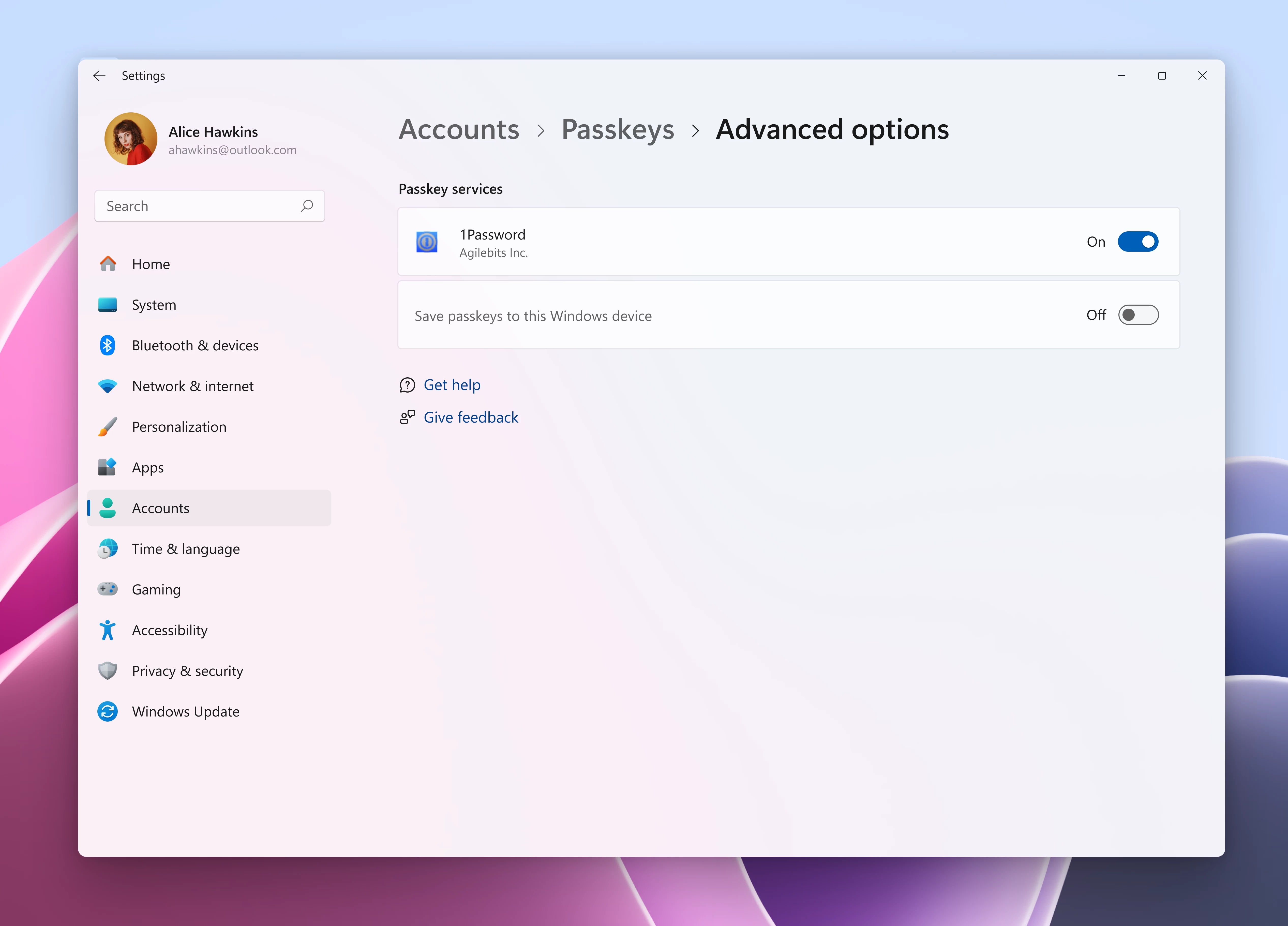 passkeys no windows 11