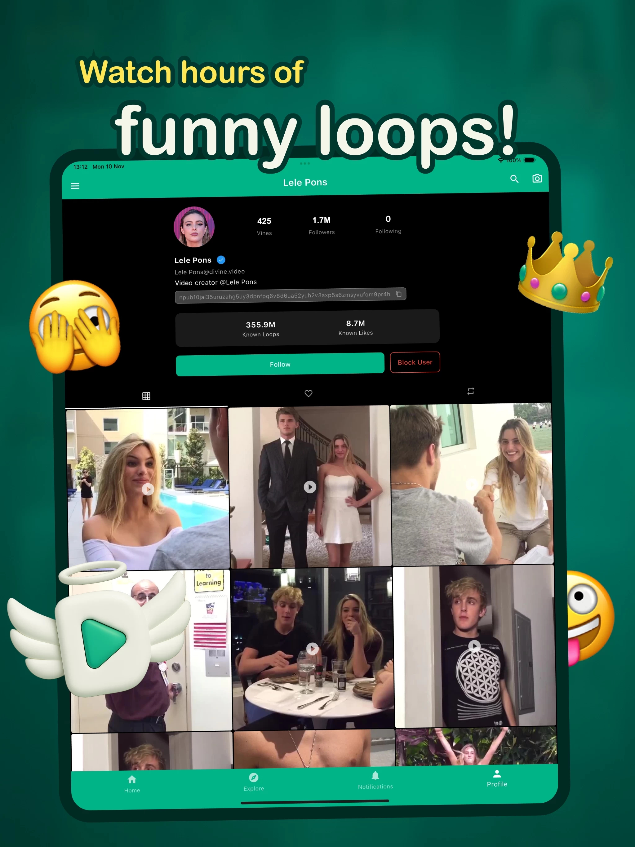 devine loops funny