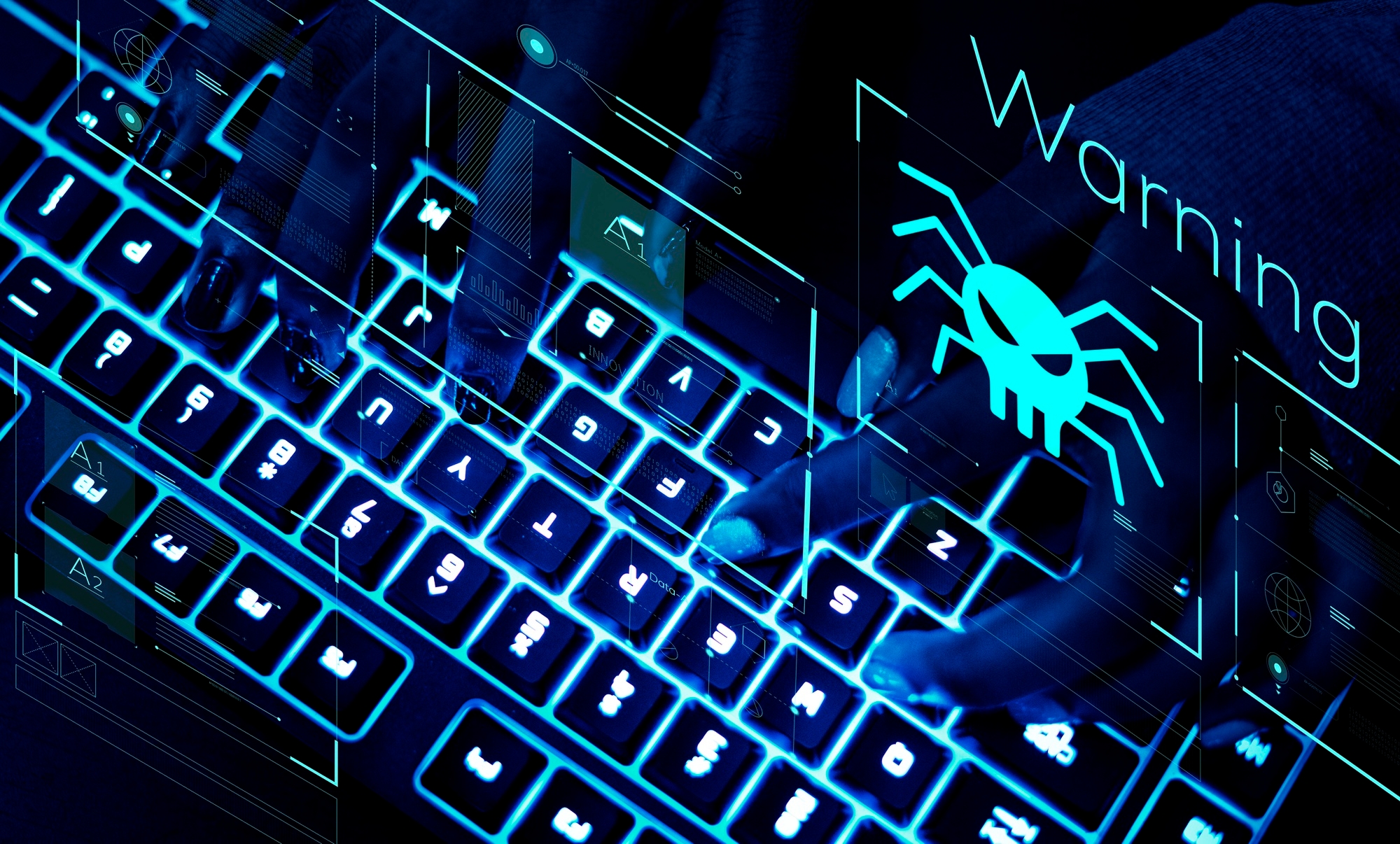 malware em teclado