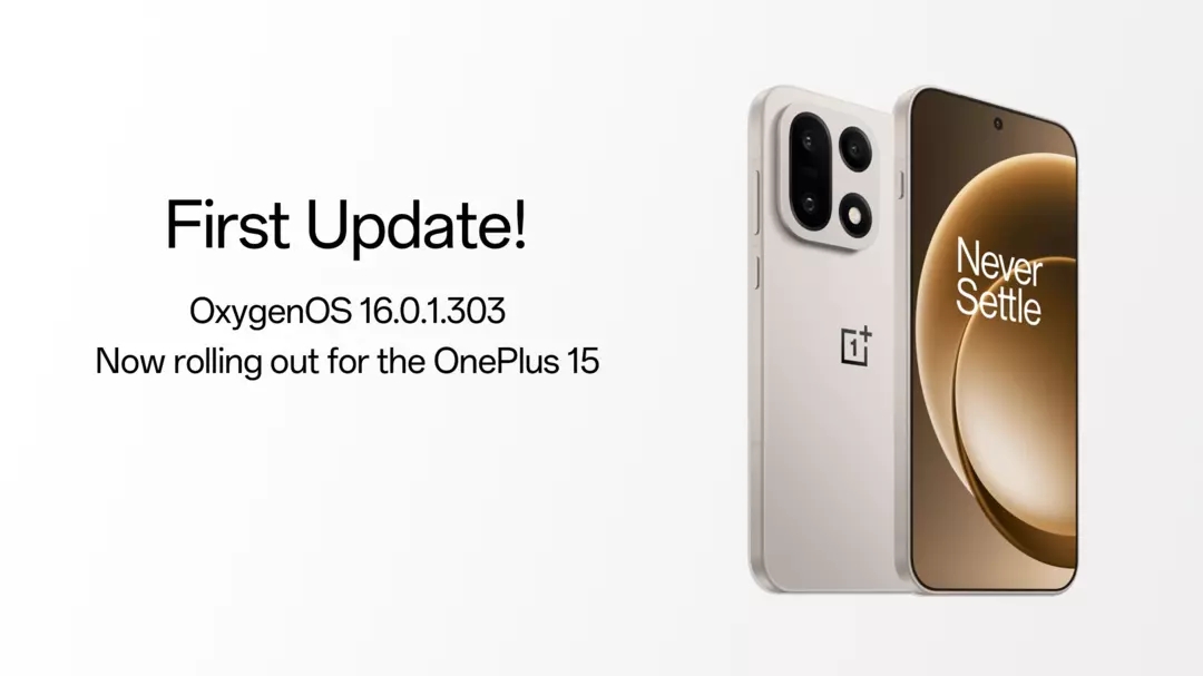 Oneplus 15 primeira atualização