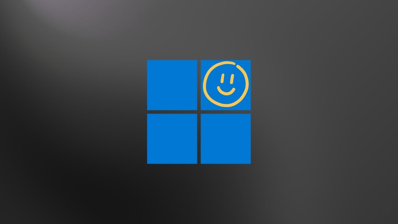 windows com cara sorridente